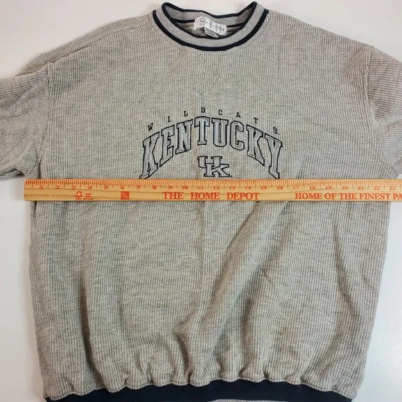 Vintage Men's Kentucky Wildcats Sweatshirt Gray Sports in Motion Large - Picture 4 of 6